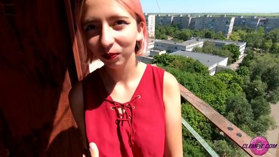 Öğrenci Şehvetli Taşrada Bir Yabancıyı Berbat - Yüzünde Cum